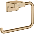 Держатель туалетной бумаги Hansgrohe AddStoris 41771140, шлифованная бронза Держатель туалетной бумаги Hansgrohe AddStoris 41771140, шлифованная бронза