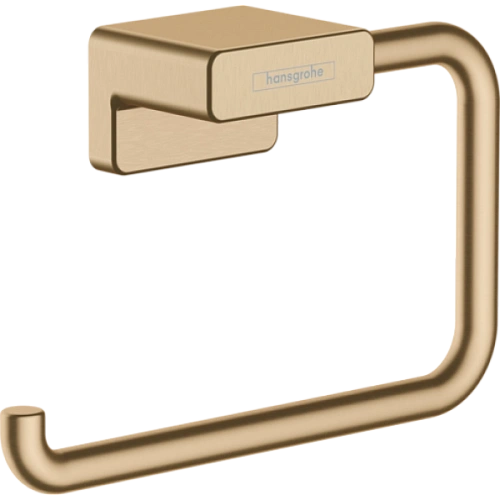 Держатель туалетной бумаги Hansgrohe AddStoris 41771140, шлифованная бронза Держатель туалетной бумаги Hansgrohe AddStoris 41771140, шлифованная бронза