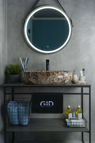 Раковина Gid Mnc168 54409 накладная под камень глянцевая 60x41x15 Раковина Gid Mnc168 54409 накладная под камень глянцевая 60x41x15