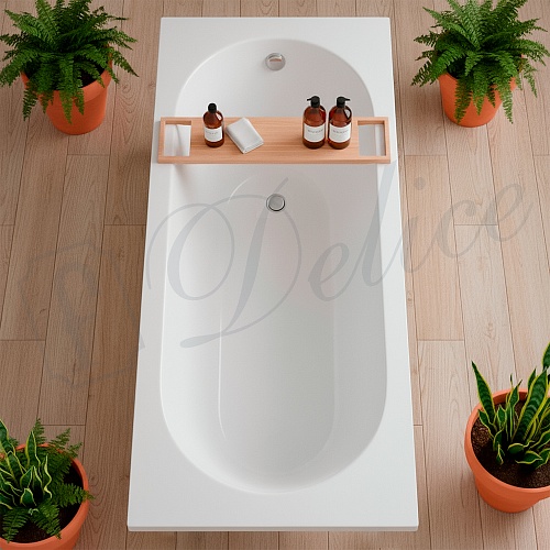 Ванна из искусственного камня Delice Bravo 180х75 DLR330038-G глянцевая Ванна из искусственного камня Delice Bravo 180х75 DLR330038-G глянцевая