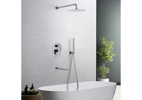 Душевая система Aquatek БЕТТА AQ1173CR Хром Душевая система Aquatek БЕТТА AQ1173CR Хром
