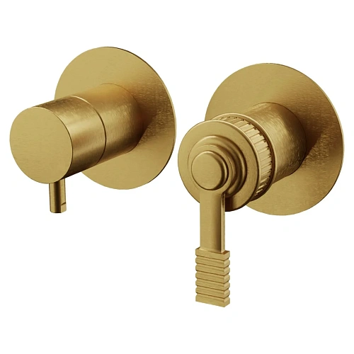 Смеситель для душа Remer Atelier AL93ZPWBBG, золото брашированное Смеситель для душа Remer Atelier AL93ZPWBBG, золото брашированное