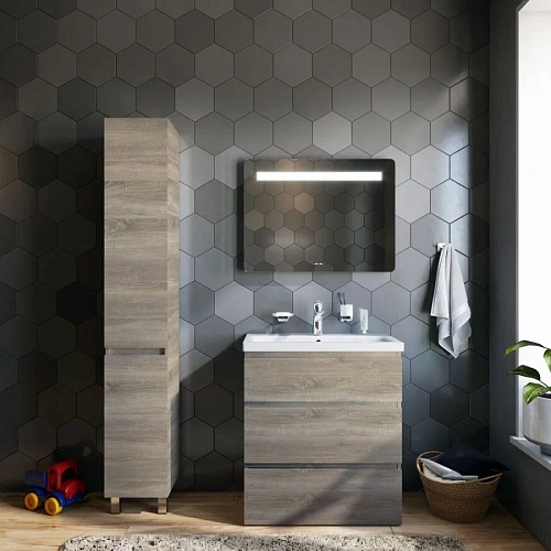 Тумба под раковину AM.PM Gem S M91FSX0752OF S, напольная, 75 см, светлый дуб Тумба под раковину AM.PM Gem S M91FSX0752OF S, напольная, 75 см, светлый дуб