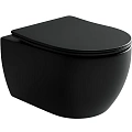 Унитаз подвесной Ceramica Nova PLAY CN3001MB черный матовый Унитаз подвесной Ceramica Nova PLAY CN3001MB черный матовый