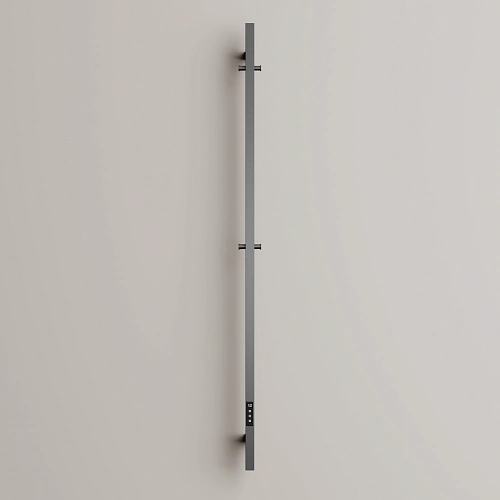 Полотенцесушитель электрический SANCOS Linn 150x3 SC13002GG I-образный вороненая сталь Полотенцесушитель электрический SANCOS Linn 150x3 SC13002GG I-образный вороненая сталь