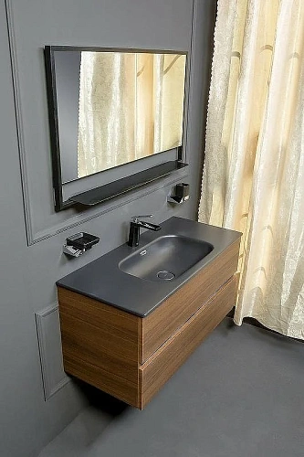 Тумба под раковину Armadi Art VALLESSI 100 Дуб темный матовый фактурный 837-100-D Тумба под раковину Armadi Art VALLESSI 100 Дуб темный матовый фактурный 837-100-D