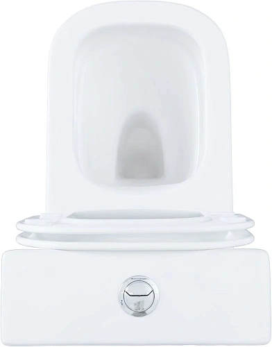Чаша напольного унитаза Aquanet Fine Rimless FINE-C Soft Close FINE-C с сиденьем Чаша напольного унитаза Aquanet Fine Rimless FINE-C Soft Close FINE-C с сиденьем