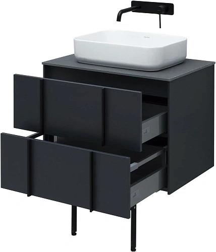 Тумба под раковину Allen Brau Reality 70 1.32004.AM антрацит матовый Тумба под раковину Allen Brau Reality 70 1.32004.AM антрацит матовый