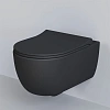 Унитаз подвесной Abner 103T20201R (545x360x330) черный матовый безободковый с тонкой крышкой 103T20201R-102T20201S Унитаз подвесной Abner 103T20201R (545x360x330) черный матовый безободковый с тонкой крышкой 103T20201R-102T20201S