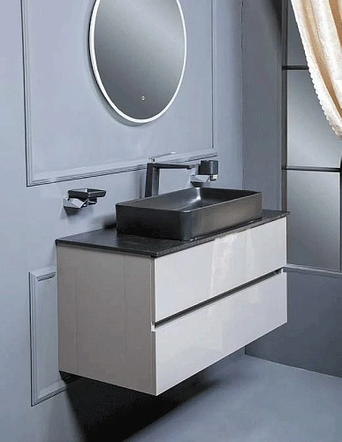 Раковина Boheme керамика прямоугольная Черная VALLESSI 873 Раковина Boheme керамика прямоугольная Черная VALLESSI 873