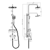 Душевая система Rossinka RS27-46 с регулируемой высотой штанги Душевая система Rossinka RS27-46 с регулируемой высотой штанги