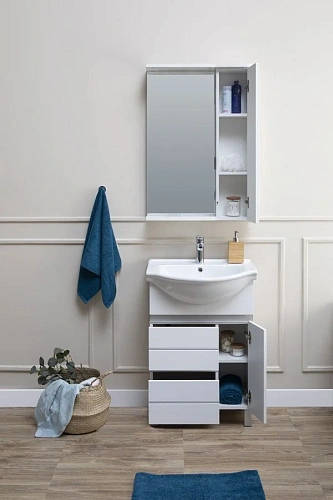 Комплект мебели Aquanet Доминика 60 белый 00172403 Комплект мебели Aquanet Доминика 60 белый 00172403