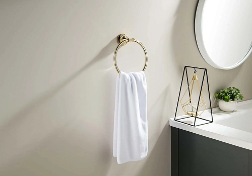 Полотенцедержатель Aquatek КЛАССИК AQ4512PG золото полированное Полотенцедержатель Aquatek КЛАССИК AQ4512PG золото полированное