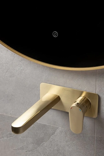 Зеркало Boheme 545-120-B металлическая рама, подсветка, сенсор, антизапотевание, D120cm Зеркало Boheme 545-120-B металлическая рама, подсветка, сенсор, антизапотевание, D120cm