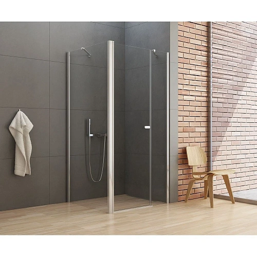 Душевой уголок NEW TRENDY NEW SOLEO 90x90x195 K-0693 (хром) Душевой уголок NEW TRENDY NEW SOLEO 90x90x195 K-0693 (хром)