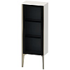 Картинка анонса товара «шкаф-пенал duravit xviu xv1360rb122 89 см белый/шампань»