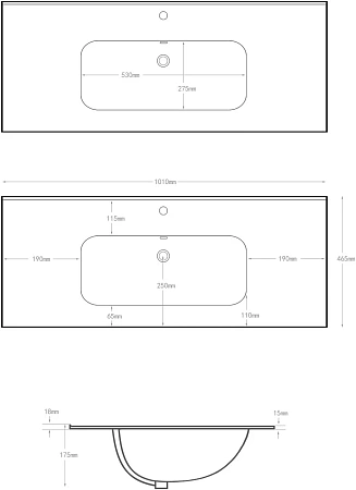 Раковина Allen Brau Glority 100 1.35009.20 Раковина Allen Brau Glority 100 1.35009.20