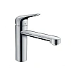 Смеситель для кухни Hansgrohe 120, для водонагревателей открытого типа, 1jet 71804000, хром Смеситель для кухни Hansgrohe 120, для водонагревателей открытого типа, 1jet 71804000, хром