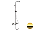 Душевая система Remer Elegance EQ32ASSDDO термостатическая, золото глянцевое Душевая система Remer Elegance EQ32ASSDDO термостатическая, золото глянцевое