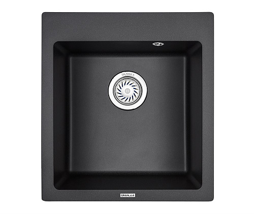 Кухонная мойка Granula 4651, ЧЁРНЫЙ, кварц 465x510 Кухонная мойка Granula 4651, ЧЁРНЫЙ, кварц 465x510