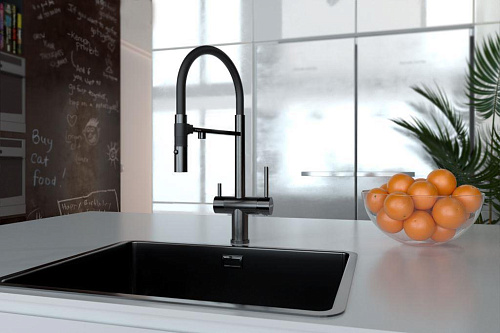 Смеситель для кухни Paulmark Gravity антрацит Gr213888-AN Смеситель для кухни Paulmark Gravity антрацит Gr213888-AN