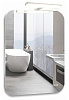 Зеркало SILVER MIRRORS 550x800 часы, выключатель-датчик на движение Агат (ФР-00001213)