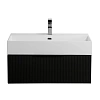 Тумба под раковину CEZARES PREMIUM 55417 Plisse Nero opaco подвесная Тумба под раковину CEZARES PREMIUM 55417 Plisse Nero opaco подвесная