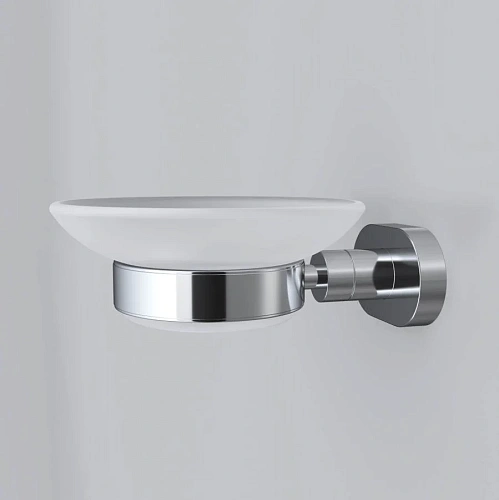 Мыльница AM.PM Sense L A7434200 стеклянная хром Мыльница AM.PM Sense L A7434200 стеклянная хром