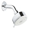 Верхний душ GROHE New Tempesta Cosmopolitan 100 III с кронштейном, хром (26090001)