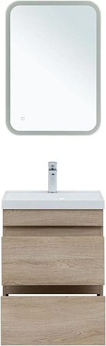 Тумба под раковину Aquanet Нота New 50 дуб светлый 00334196 подвесная Тумба под раковину Aquanet Нота New 50 дуб светлый 00334196 подвесная