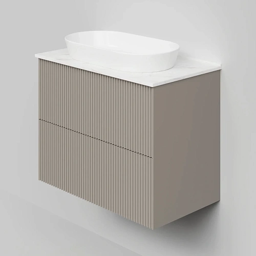 Тумба под раковину La Fenice Terra Twin Cappuccino 80 см FNC-01-TER-C-80-2 бежевая матовая Тумба под раковину La Fenice Terra Twin Cappuccino 80 см FNC-01-TER-C-80-2 бежевая матовая