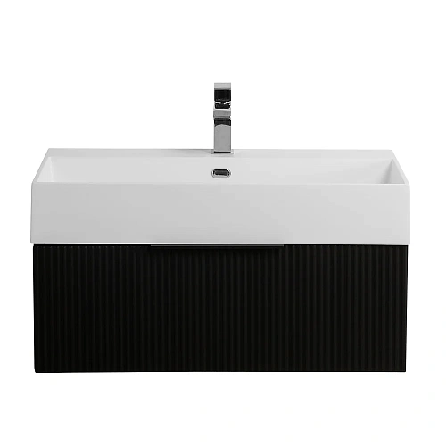Тумба под раковину CEZARES PREMIUM 55417 Plisse Nero opaco подвесная Тумба под раковину CEZARES PREMIUM 55417 Plisse Nero opaco подвесная