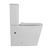 Унитаз напольный ABBER Rechteck AC1210 компакт белый, безободковый с крышкой микролифт Унитаз напольный ABBER Rechteck AC1210 компакт белый, безободковый с крышкой микролифт