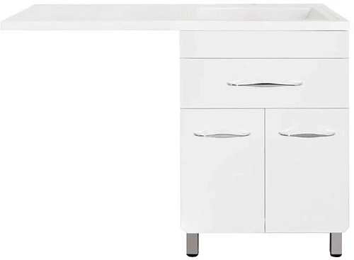 Тумба под раковину Style Line ВаЛеРо 60, Космос 120, Люкс белая, PLUS ЛС-00000578 Тумба под раковину Style Line ВаЛеРо 60, Космос 120, Люкс белая, PLUS ЛС-00000578
