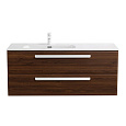 Тумба под раковину CEZARES ECO-CER-N-1200-2C-SO-NCS-P-L орех шоколад софт 1170x450 подвесная Тумба под раковину CEZARES ECO-CER-N-1200-2C-SO-NCS-P-L орех шоколад софт 1170x450 подвесная