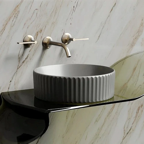 Раковина Ceramica Nova ELEMENT CN6057MH Антрацит матовый накладная Раковина Ceramica Nova ELEMENT CN6057MH Антрацит матовый накладная