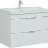 Тумба под раковину Aquanet Ирис new 815 белый глянец (2 ящика) 00310146 Тумба под раковину Aquanet Ирис new 815 белый глянец (2 ящика) 00310146