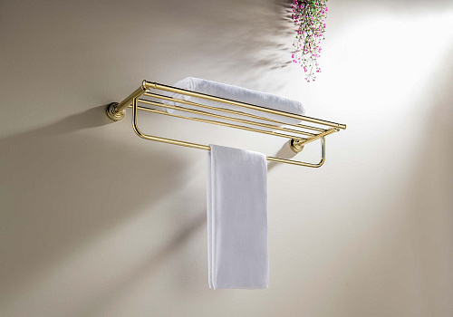 Полотенцедержатель Aquatek КЛАССИК AQ4515PG золото полированное Полотенцедержатель Aquatek КЛАССИК AQ4515PG золото полированное