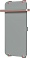 Полотенцесушитель электрический Allen Brau Infinity 80x44 00325650 с рейлингом 2.0 и креплением, медь брашированная Полотенцесушитель электрический Allen Brau Infinity 80x44 00325650 с рейлингом 2.0 и креплением, медь брашированная