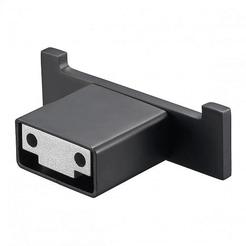 Крючок Milacio Ultra (MCU.950.MB) двойной черный матовый Крючок Milacio Ultra (MCU.950.MB) двойной черный матовый