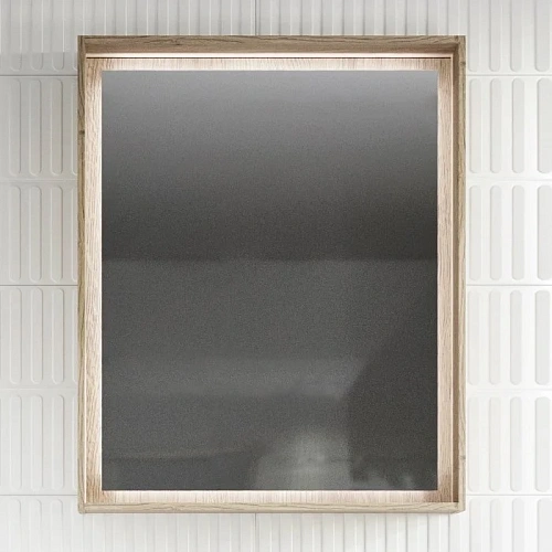 Зеркало STWORKI Ольтен 60 дуб сонома, прямоугольное, в скандинавском стиле, под дерево, настенное 41 414573 Зеркало STWORKI Ольтен 60 дуб сонома, прямоугольное, в скандинавском стиле, под дерево, настенное 41 414573