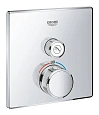 Смеситель для душа GROHE Grohtherm SmartControl (29123000) внешняя часть термостата, на 1 выход, хром Смеситель для душа GROHE Grohtherm SmartControl (29123000) внешняя часть термостата, на 1 выход, хром