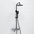 Душевая система WasserKRAFT A114.258.130.CB Thermo с термостатом черный Душевая система WasserKRAFT A114.258.130.CB Thermo с термостатом черный