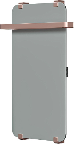 Полотенцесушитель электрический Allen Brau Infinity 80x44 00325650 с рейлингом 2.0 и креплением, медь брашированная Полотенцесушитель электрический Allen Brau Infinity 80x44 00325650 с рейлингом 2.0 и креплением, медь брашированная