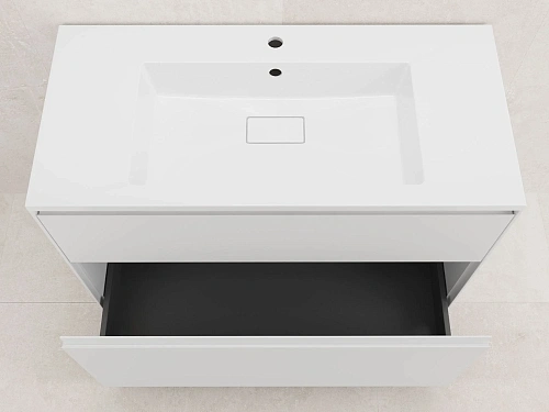 Тумба под раковину Style Line ЛИМА 100 ЛС-00002348 напольная белый Тумба под раковину Style Line ЛИМА 100 ЛС-00002348 напольная белый