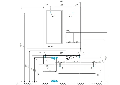 Зеркало Aquaton Сакура 100 1A235102SKW80 Зеркало Aquaton Сакура 100 1A235102SKW80