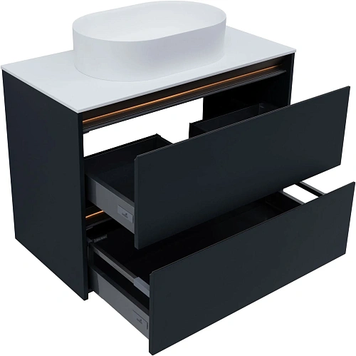 Тумба под раковину Allen Brau Activity 90 1.34013.AM антрацит матовый/олива брашированная Тумба под раковину Allen Brau Activity 90 1.34013.AM антрацит матовый/олива брашированная
