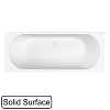 Ванна из искусственного камня WHITECROSS Gin Duo 175x70 0225.175070.200 Solid Surface белый матовый