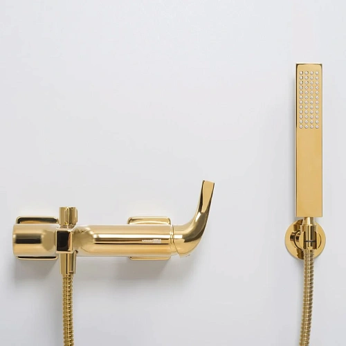 Смеситель для ванны WasserKRAFT Sauer 7101 золото Смеситель для ванны WasserKRAFT Sauer 7101 золото