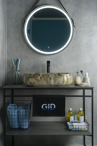 Раковина Gid Mnc186 54423 накладная под камень глянцевая 56x42x14 Раковина Gid Mnc186 54423 накладная под камень глянцевая 56x42x14